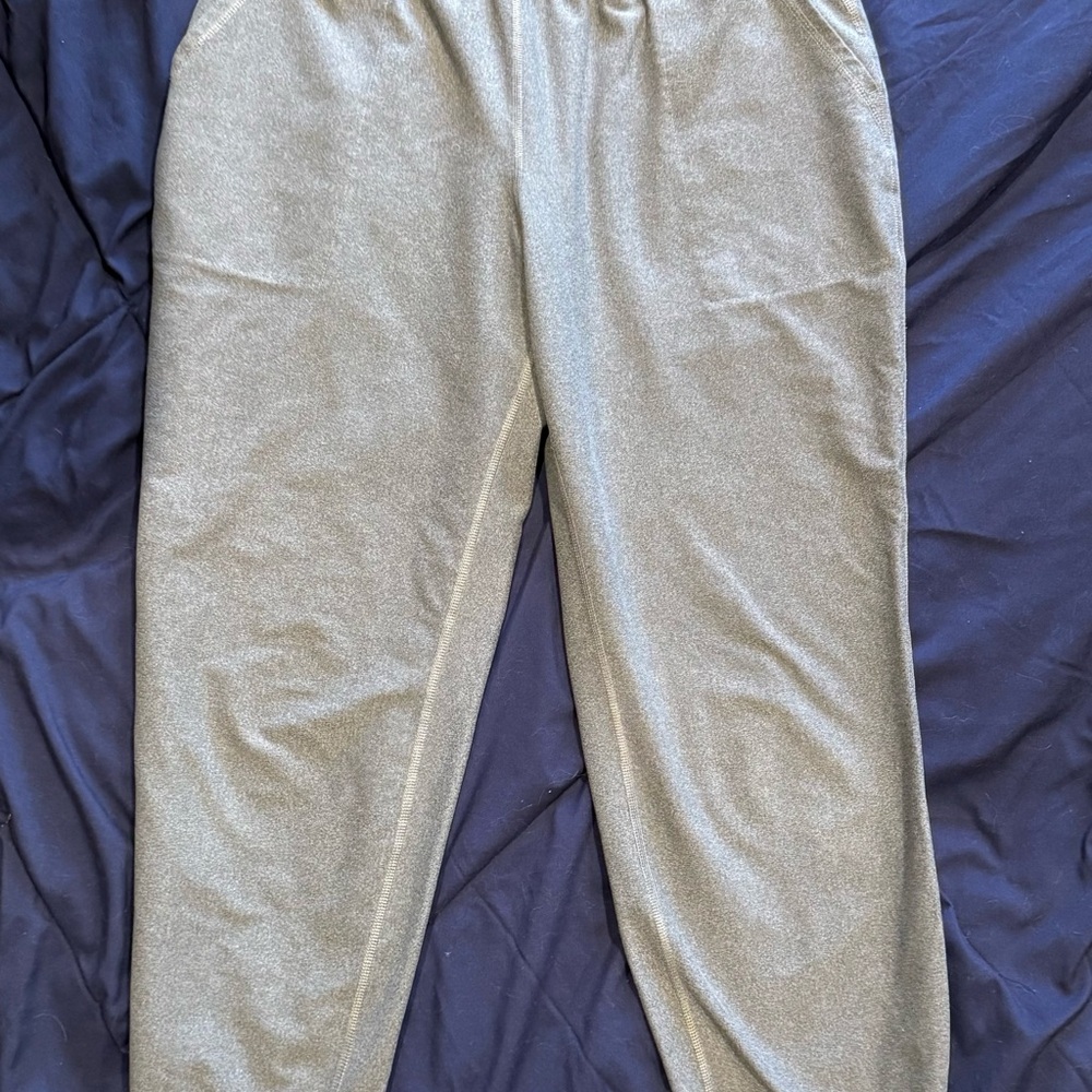 Old Navy Active Powersoft Gray High Rise Go Dry Leggings, Size Medium